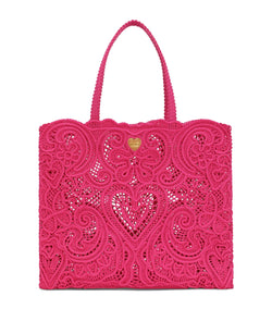 Large Cordonetto Lace Shopper Bag