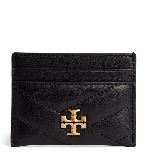 Leather Kira Chevron Card Holder