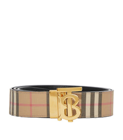 Reversible TB Monogram Belt