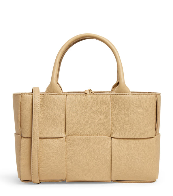 Medium Leather Intreccio Arco Tote Bag