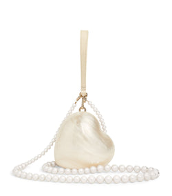 Mini Pearl-Shaped Wristlet Shoulder Bag