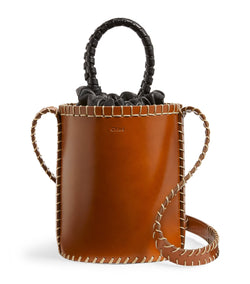 Mini Leather Louela Bucket Bag