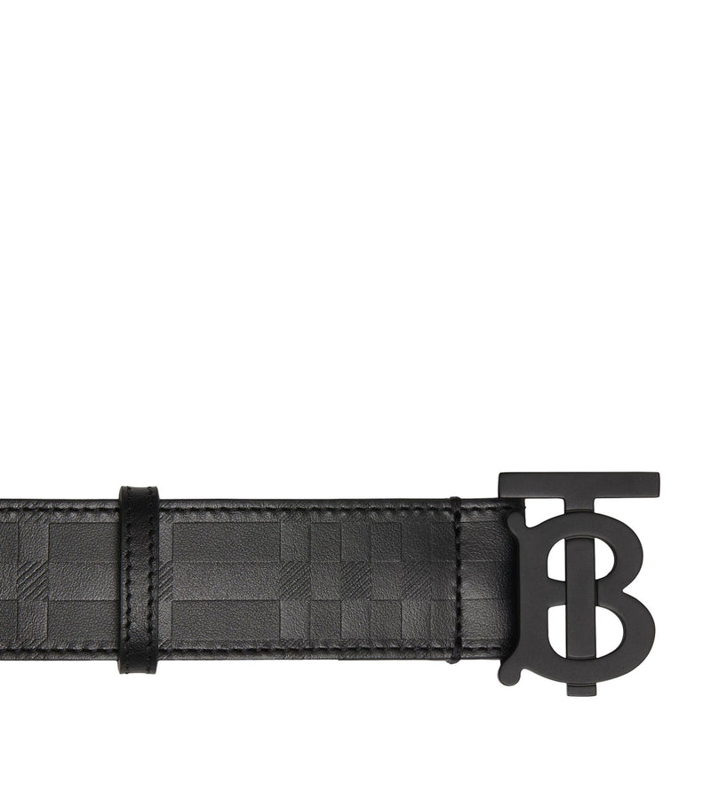Leather TB Monogram Belt