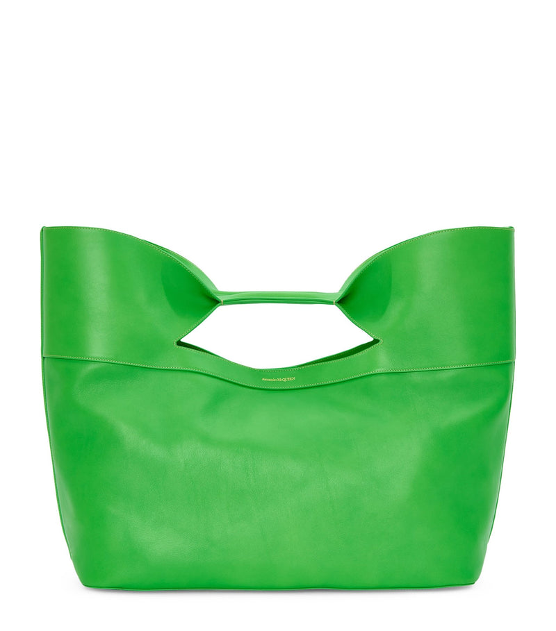 Leather The Bow Top-Handle Bag