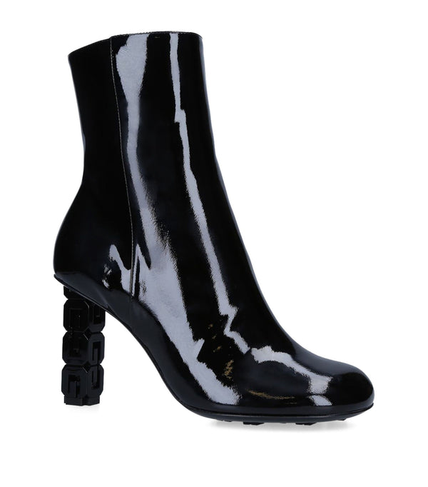 Patent Leather G Chain Boots 85
